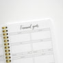 Bill Tracker Wire Journal - Navy Floral Print