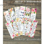 The Perfect Set of 6 bookmarks to use in your Bible, journal, and book! Perfect as a gift for anyone or yourself!