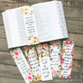 The Perfect Set of 6 bookmarks to use in your Bible, journal, and book! Perfect as a gift for anyone or yourself!