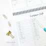 Bill Tracker™ Journals! These 12 month journals are perfect for anyone! ***This journal is UNDATED - you fill in the dates, and you can start at any time! DETAILS: 12 months of recording bills (each undated "month" has a : undated calendar, 2 payments pages and 1 notes page) - you fill in the dates! + extra pages with yearly bills , accounts pages, and subscription pages. + extra pages for notes.