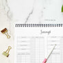 Daisy and Decor Budget planner! These 12 month journals are perfect for anyone! Budget planner, budget book, expenses tracker, bill tracker, debt tracker, savings tracker, yearly budgeting, budgeting tips, how to budget, budgeting for beginners, new home budget, teen budgeting, college budgeting, mom budgeting, how to start budgeting, how to budget,