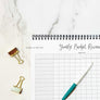 Daisy and Decor Budget planner! These 12 month journals are perfect for anyone! Budget planner, budget book, expenses tracker, bill tracker, debt tracker, savings tracker, yearly budgeting, budgeting tips, how to budget, budgeting for beginners, new home budget, teen budgeting, college budgeting, mom budgeting, how to start budgeting, how to budget,