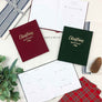 Christmas Memories Linen Journal Christmas gift, housewarming gift, Store the special memories of the most wonderful time of the year in this decade-long Christmas memory book. Inside features lots of space and prompts where you can record holiday traditions and activities you experience with family and friends