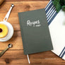 Daisy and Decor Hardcover Recipe journal, linen cookbook, keepsake journal, grey recipe book, Recipes journal, linen book, wedding gift, Christmas gift, Memories book, Keepsake journal, grey recipe journal,