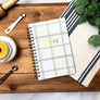 Daisy and Decor Hardcover Recipe journal, Recipe book, plaid cookbook, keepsake journal, plaid recipe book, Recipes journal, plaid book, wedding gift, Christmas gift, Memories book, Keepsake journal, plaid recipe journal,