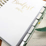 Lemons Keepsake Recipe Journal Organize all of your recipes in this vibrant lemon print spiral-bound book. Inside features separate categories for different courses, along with side tabs for easy access to each section!