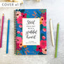 daisy and Decor undated 52 week Gratitude journal Self care Daily Gratitude Coloring Journal Floral Adult coloring book Notebook gratitude planner Positive journal self care, coloring adult book anxiety