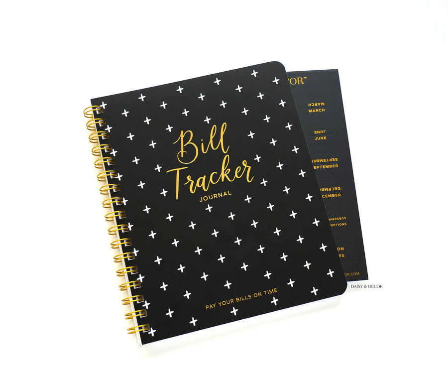 Bill Tracker Wire Journal - Black & White