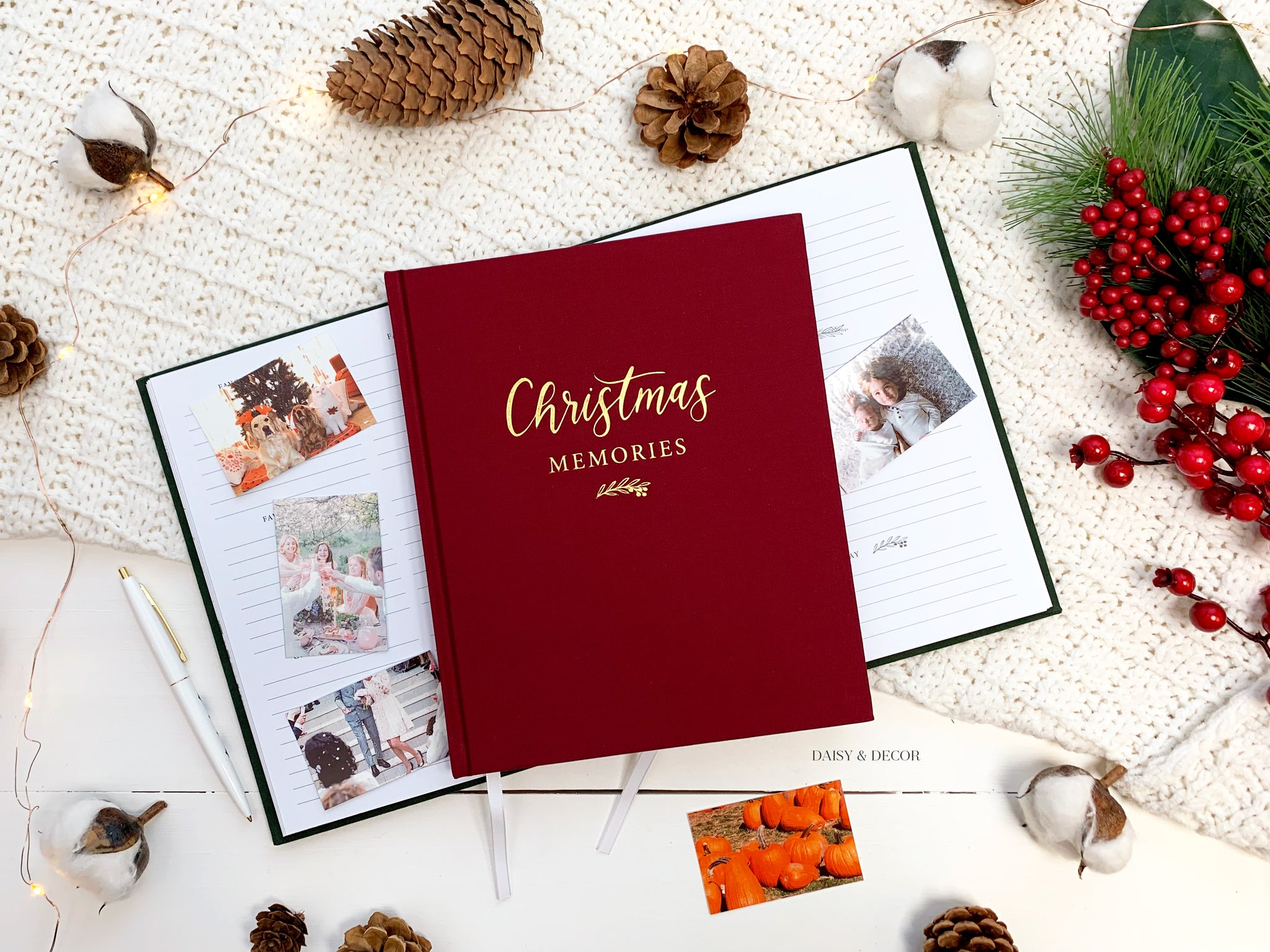 Inspirational Christmas Memory Book - mulberrycottage