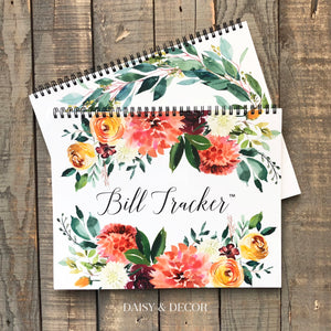Bill Tracker™ Journals! These 12 month journals are perfect for anyone!  ***This journal is UNDATED - you fill in the dates, and you can start at any time!  DETAILS:      12 months of recording bills     (each undated "month" has a : undated calendar, 2 payments pages and 1 notes page)  - you fill in the dates!     + extra pages with yearly bills , accounts pages, and subscription pages. + extra pages for notes.