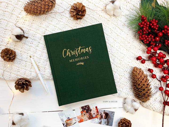 Memories of Christmas: 30-Year Family Journal: A Christmas Memory Book to  Record and Cherish Holidays Spent Together